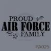 Proud Air Force Family (4) vinyl decal